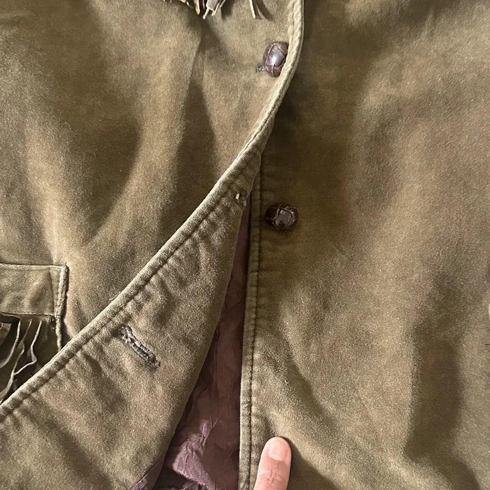 Fringe Suede Jacket in Brown - Women - Picture 9 of 9